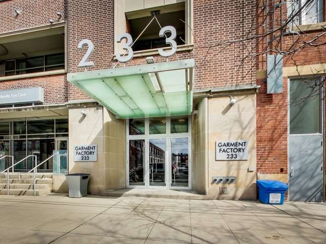 Garment Factory Lofts in Riverdale Toronto